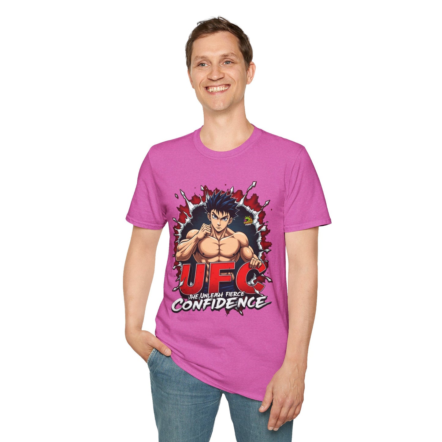 UFC T Shirt | Unleash Fierce Confidence | UFC Tee Inspired by Baki Anime for Fitness Enthusiasts