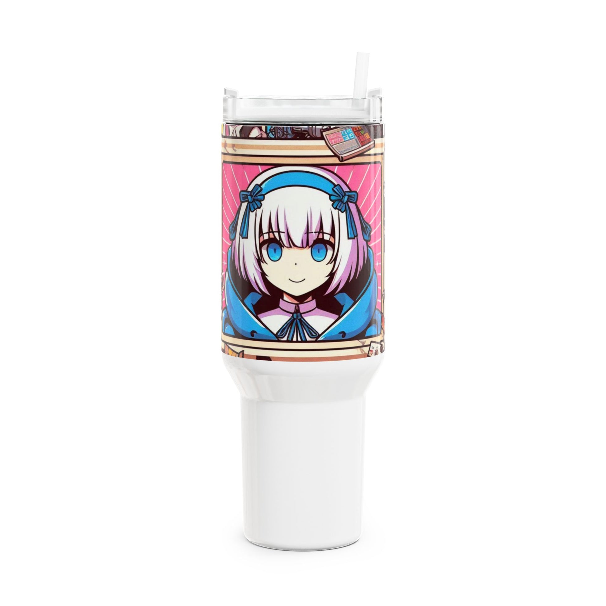 Stanley Tumbler | Colorful Geek Drinkware for Anime and Comics Fans | Cartoon Tumbler for Gamers - High Quality Image