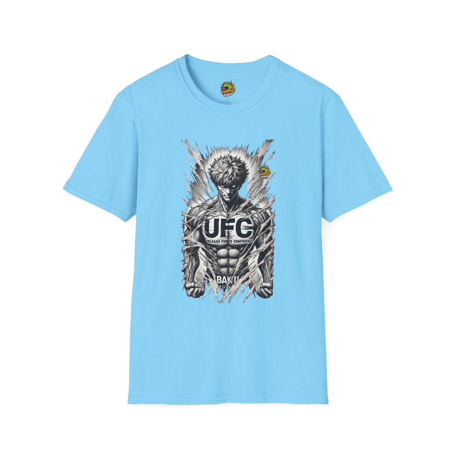 Anime - UFC T Shirt | Unleash Fierce Confidence | UFC Tee with Baki Anime T Shirt Inspiration - custom-made. perfect gift idea. Order yours now and stand out with this exclusive piece!