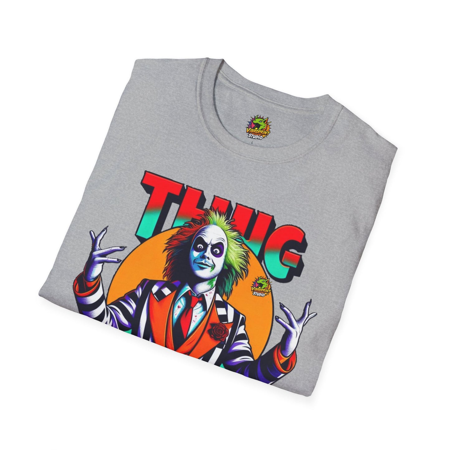 Halloween - Beetlejuice Shirt | Thug Life Halloween T-Shirt | Creepy Beetlejuice Graphic Tee - premium material. perfect gift idea. Order yours now and stand out with this exclusive piece!