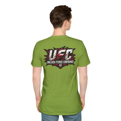 UFC T Shirt | Unleash Fierce Confidence | UFC Tee with Baki Anime Influence for Gym Lovers