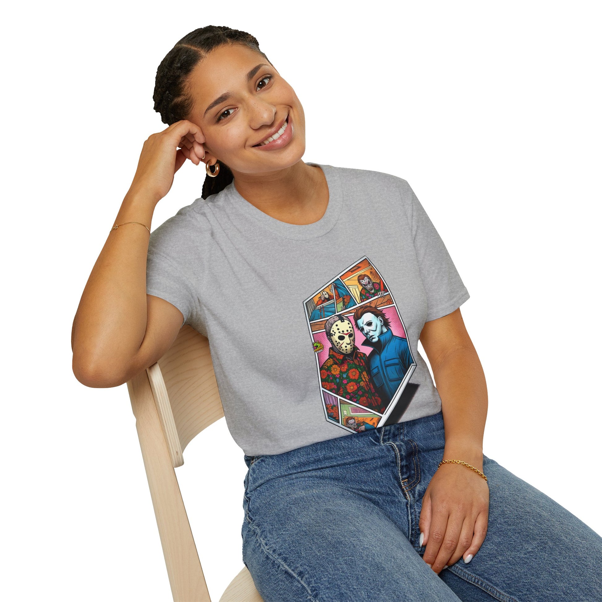 Picnic - Michael Myers Vintage Shirt | Jason Voorhees & Michael Picnic Tee - premium material. perfect gift idea. Order yours now and stand out with this exclusive piece!