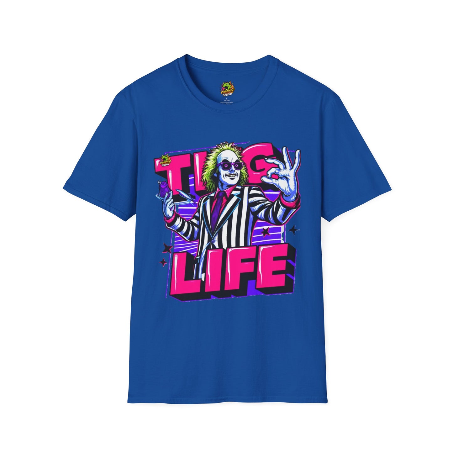 Thug - Beetlejuice Shirt | Thug Life Halloween Graphic Tee | Spooky Beetlejuice T-Shirt - premium material. limited stock. Order yours now and stand out with this exclusive piece!