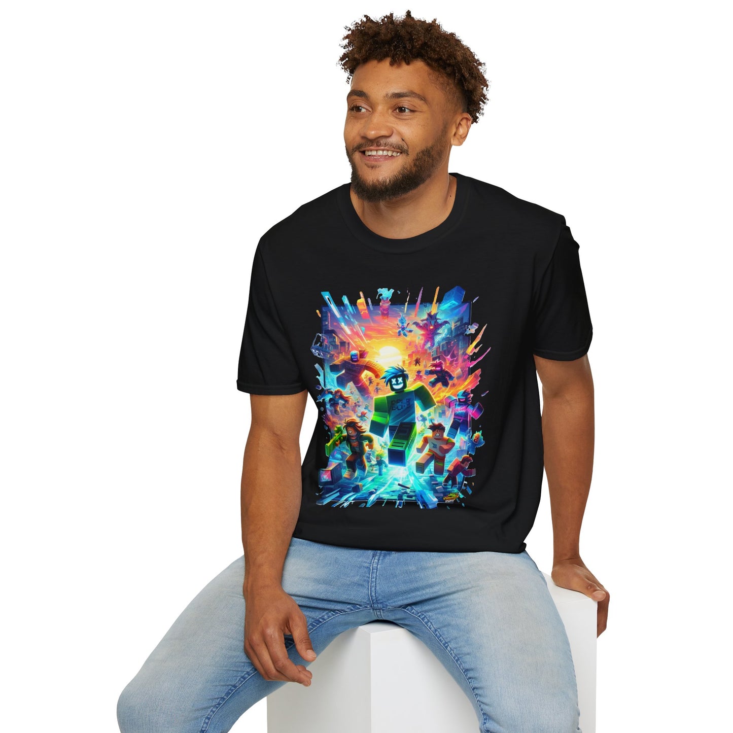 Boys - Trendy Roblox T-Shirt for Boys & Girls | Roblox Kids Clothing | Roblox Adventure Graphic Tee | Cool Gift for Roblox Fans - premium material. limited stock. Order yours now and stand out with this exclusive piece!