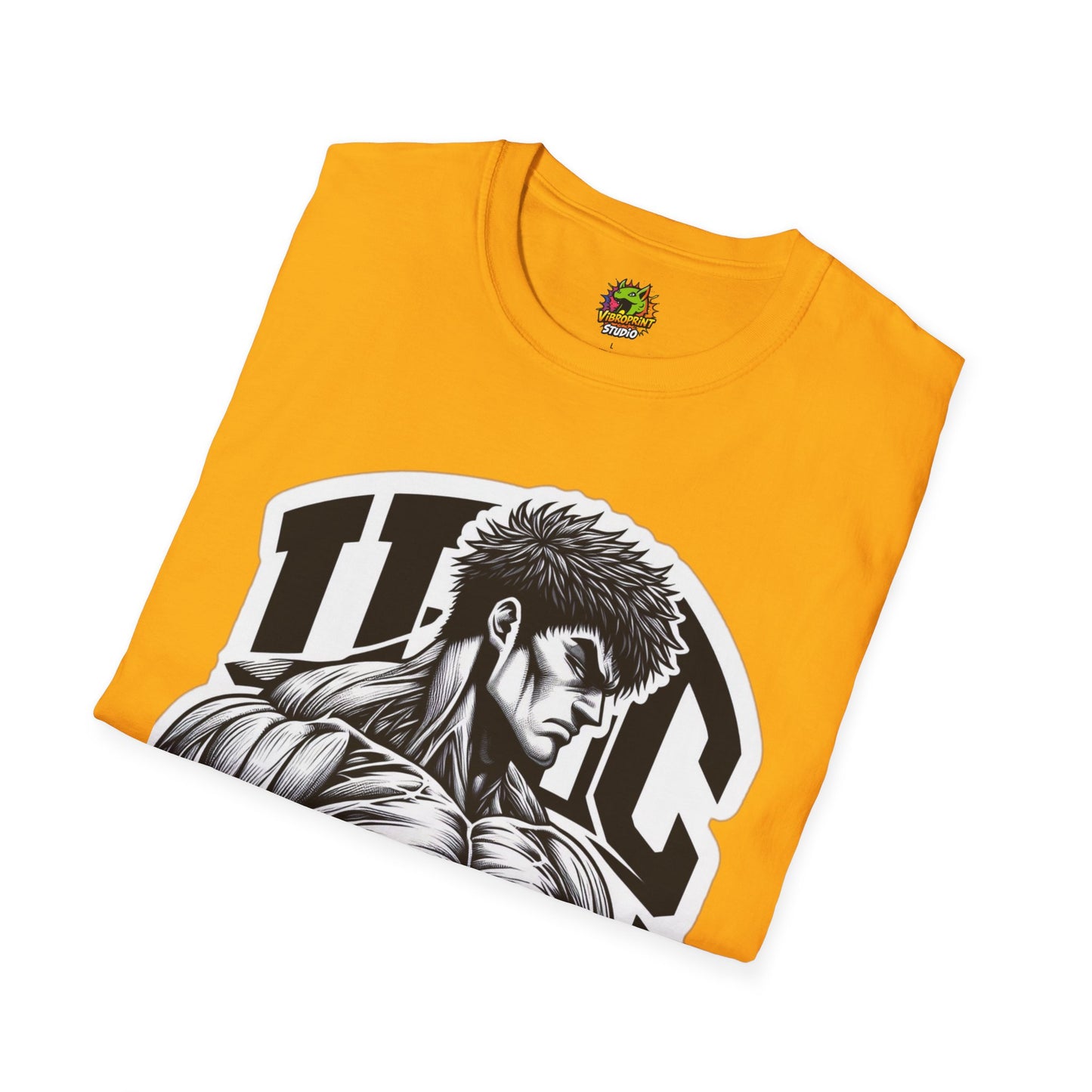 product - UFC T Shirt | Unleash Fierce Confidence | UFC Tee with Baki Anime T Shirt Inspiration - custom-made. perfect gift idea. Order yours now and stand out with this exclusive piece!