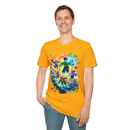 T-Shirt - Unique Roblox Game Tee for Kids | Roblox Clothing for Boys & Girls | Cool Roblox Graphic T-Shirt | Roblox Merch Gift - custom-made. perfect gift idea. Order yours now and stand out with this exclusive piece!