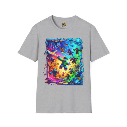 Roblox - Roblox Game Lover Tee | Roblox Graphic T-Shirt for Kids | Roblox Clothing for Gamers | Cool Roblox Kids Shirt - premium material. perfect gift idea. Order yours now and stand out with this exclusive piece!