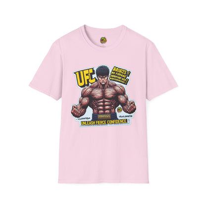 T - UFC T Shirt | Unleash Fierce Confidence | Motivational UFC Tee with Baki Anime Elements - premium material. limited stock. Order yours now and stand out with this exclusive piece!