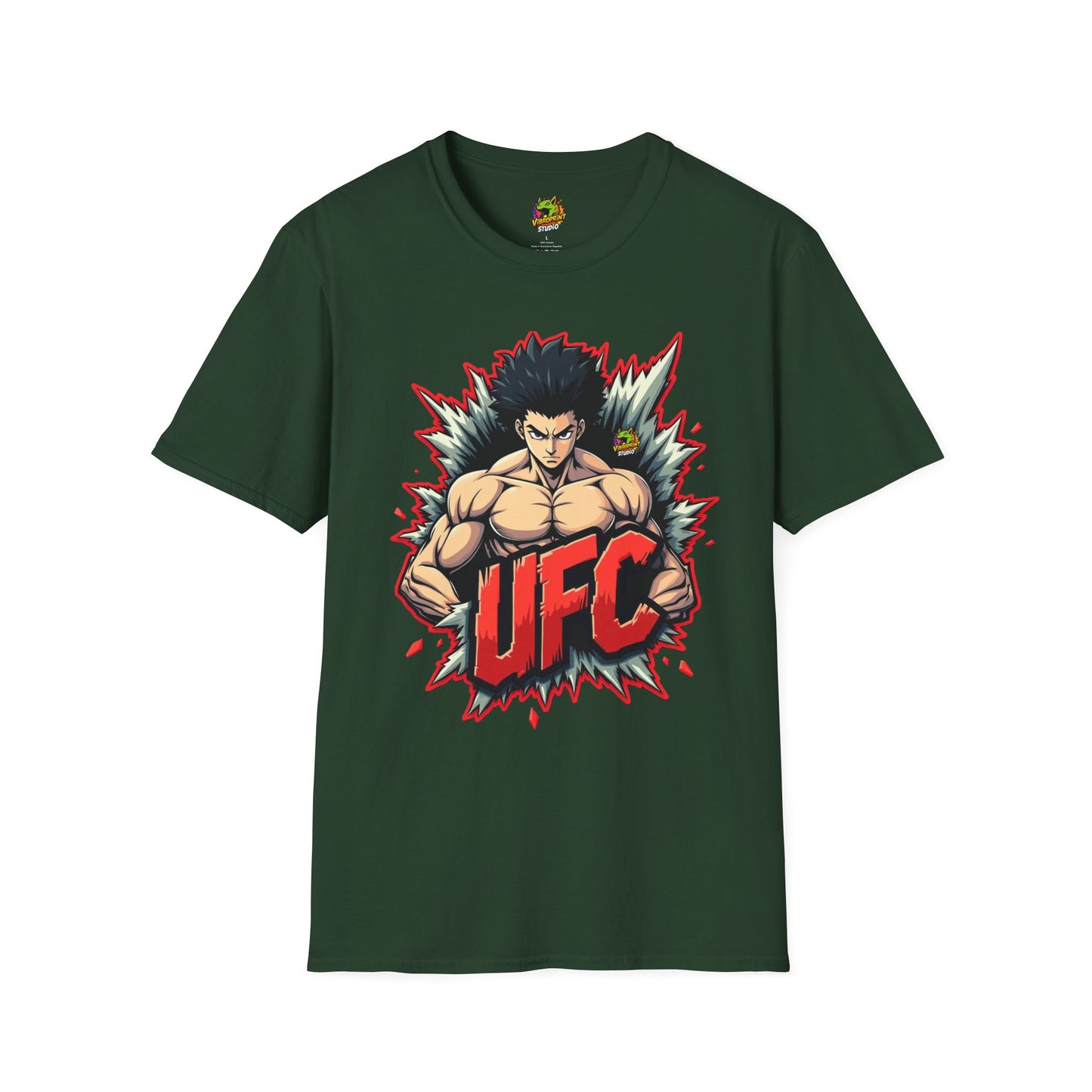 Tee - UFC T Shirt | Unleash Fierce Confidence | UFC Tee with Baki Anime Inspiration for Gym - custom-made. perfect gift idea. Order yours now and stand out with this exclusive piece!