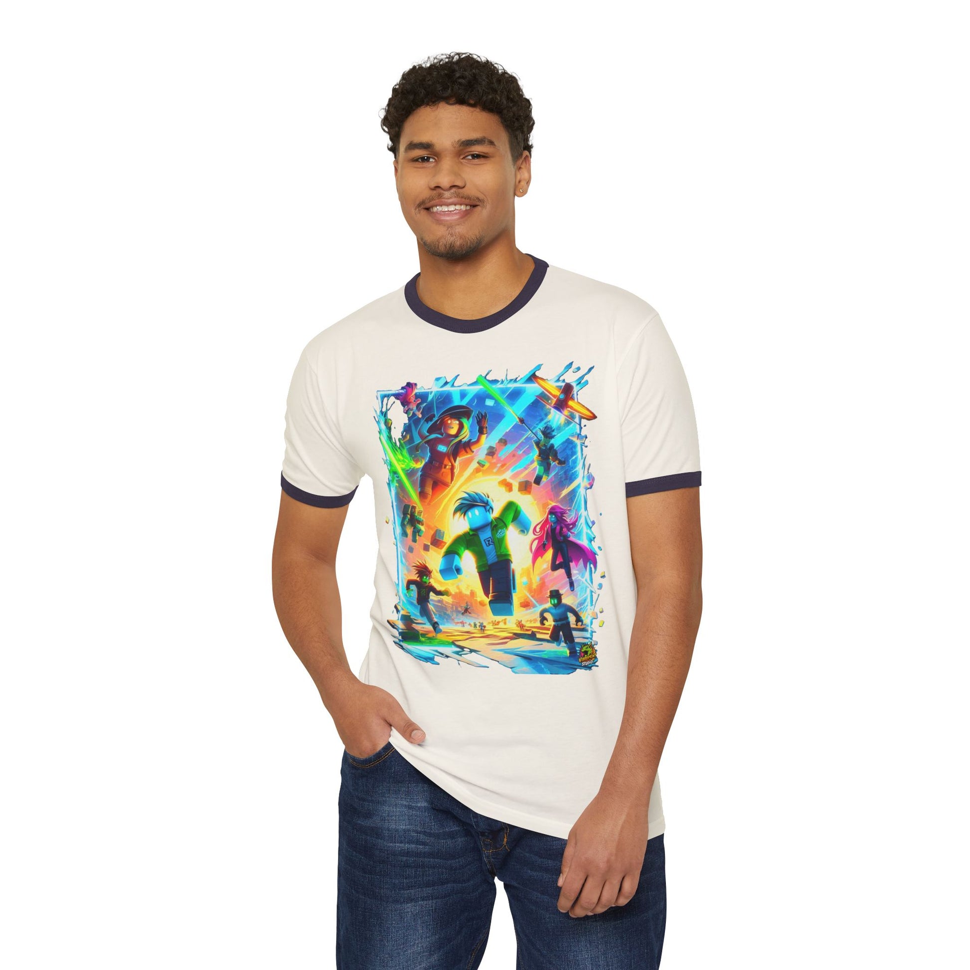 Roblox T Shirt for Gamers | Roblox Adventure Graphic Tee | Roblox T Shirt - High Quality Image