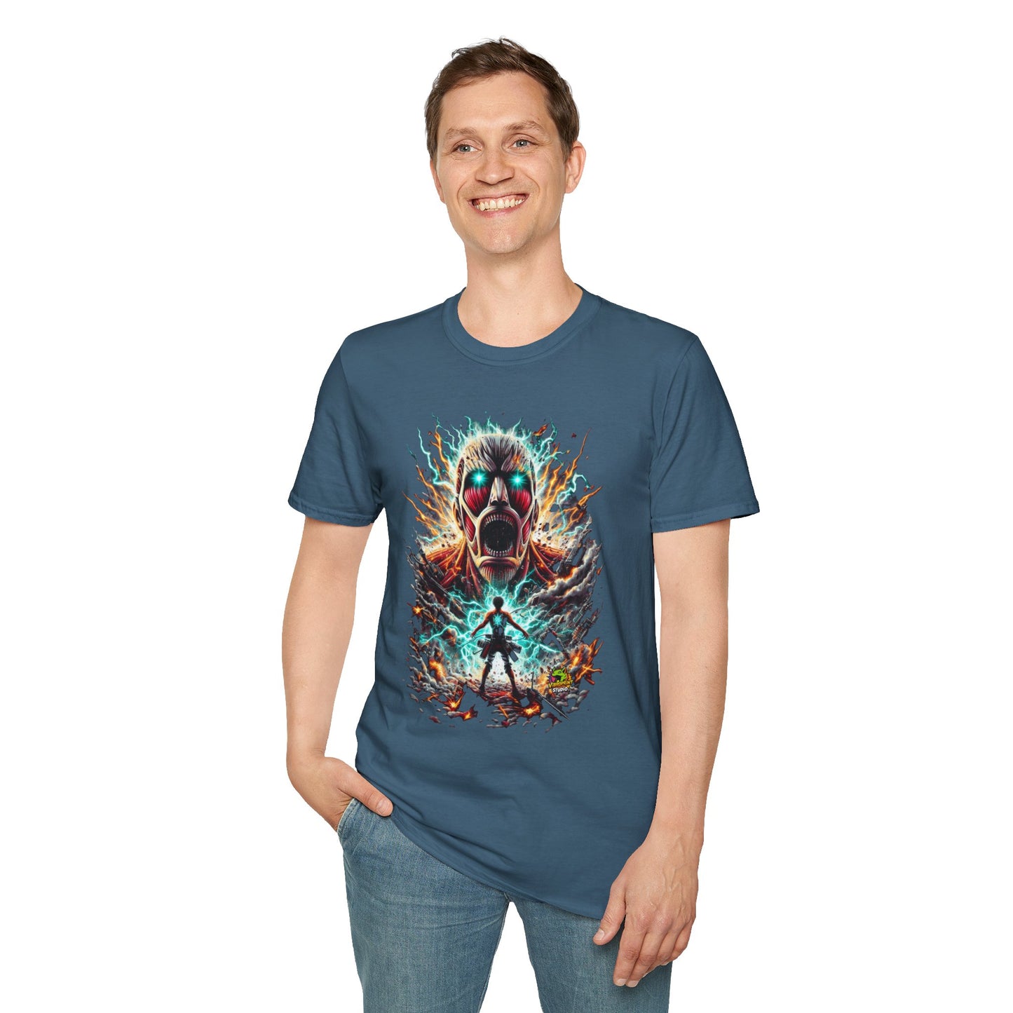 Eren Yeager Titan’s Strength Tee | Attack on Titan Shirt | Shingeki - VibroPrint Studio