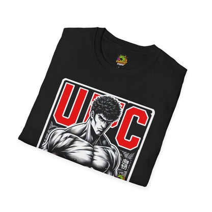 Baki - UFC T Shirt | Unleash Fierce Confidence | UFC Tee Inspired by Baki Anime T Shirt - premium material. limited stock. Order yours now and stand out with this exclusive piece!