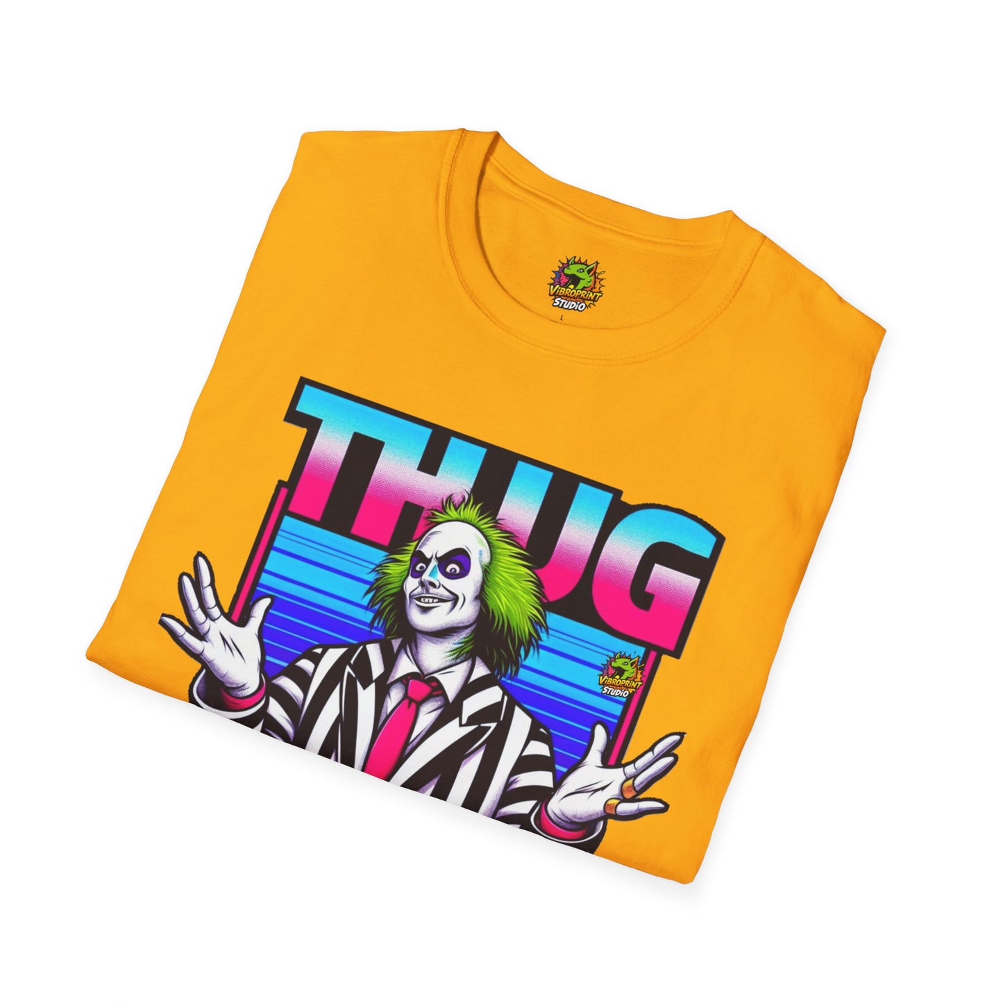 Halloween - Beetlejuice Shirt | Spooky Thug Life Tee | Halloween Beetlejuice Graphic Shirt for Men & Women - premium material. limited stock. Order yours now and stand out with this exclusive piece!