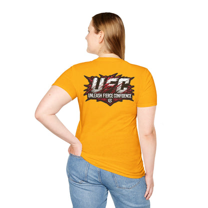 UFC T Shirt | Unleash Fierce Confidence | Motivational UFC Tee with Baki Anime T Shirt Influence