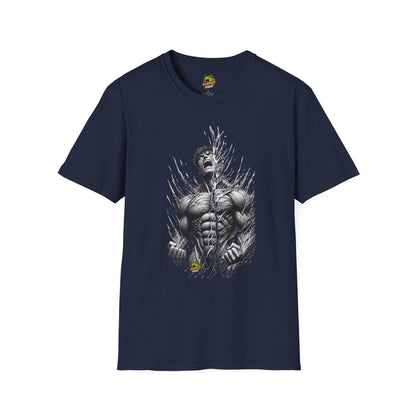 with - UFC T Shirt | Unleash Fierce Confidence | Motivational UFC Tee with Baki Anime Inspiration for Gym Enthusiasts - custom-made. limited stock. Order yours now and stand out with this exclusive piece!