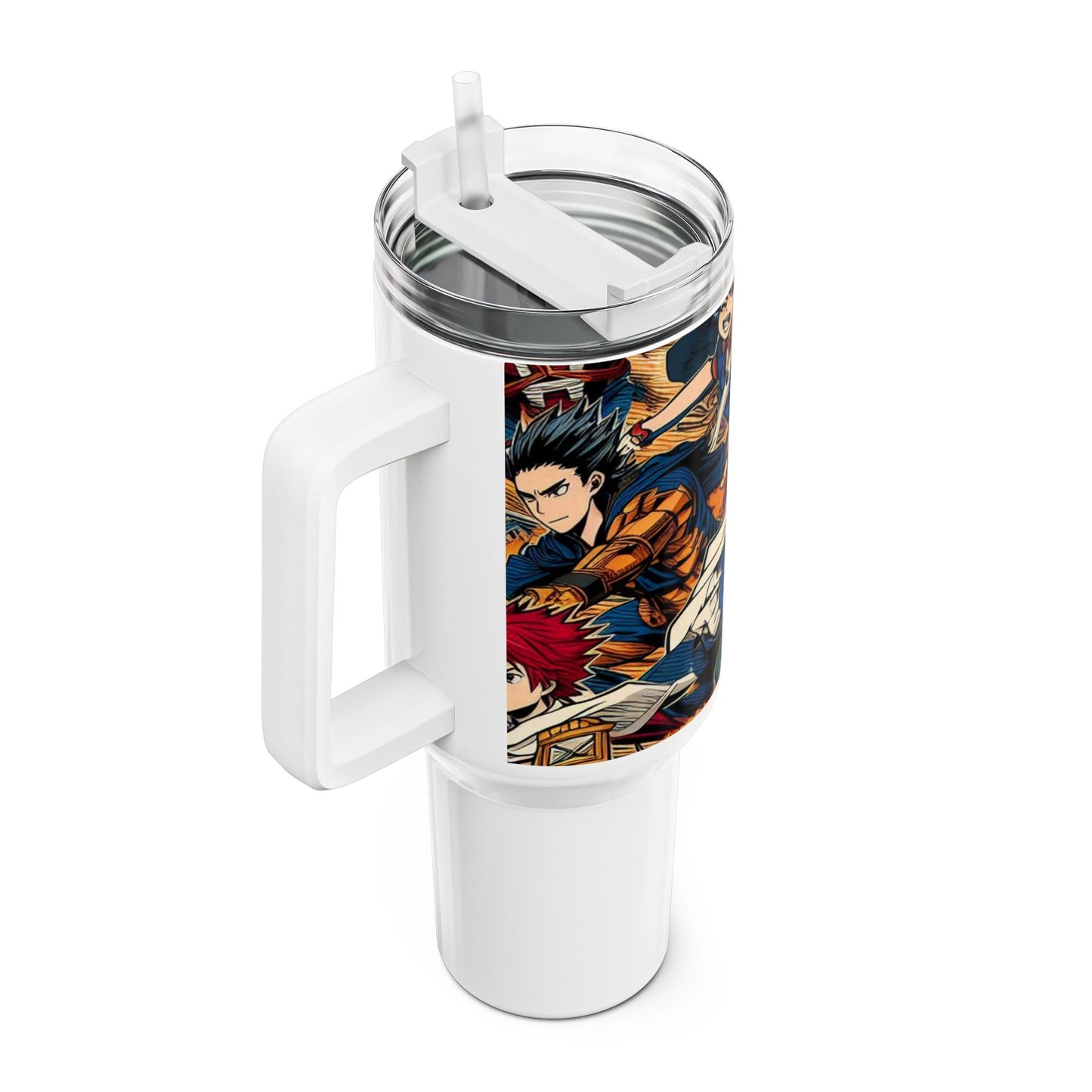 Tumbler - Stanley cup | Geek and Gamer Drinkware | Colorful Anime and Cartoon Tumbler - premium material. limited stock. Order yours now and stand out with this exclusive piece!