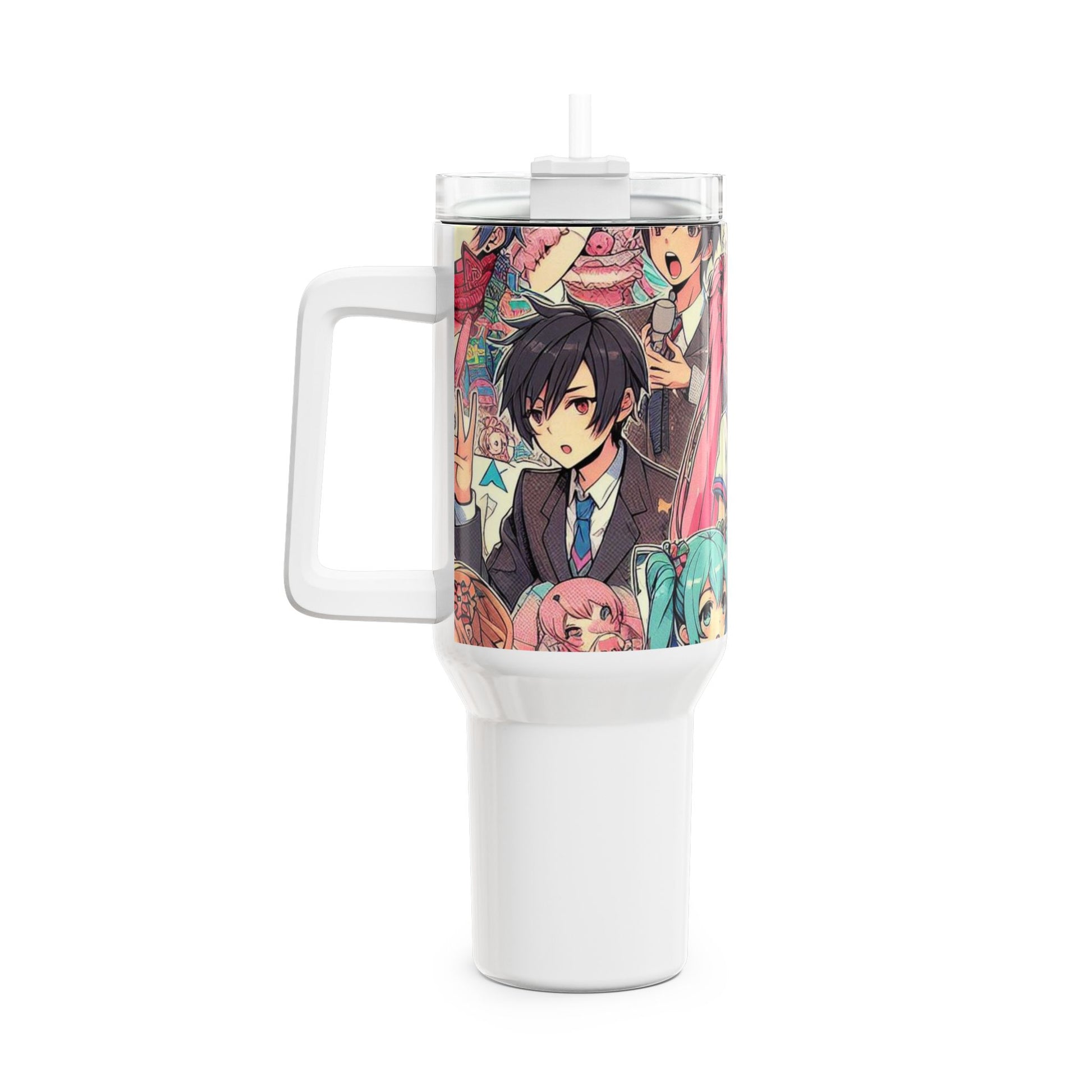 Tumbler - Stanley Comics Themed Tumbler | Anime Geek Drinkware for Gamers | Colorful Cartoon Tumbler - premium material. perfect gift idea. Order yours now and stand out with this exclusive piece!