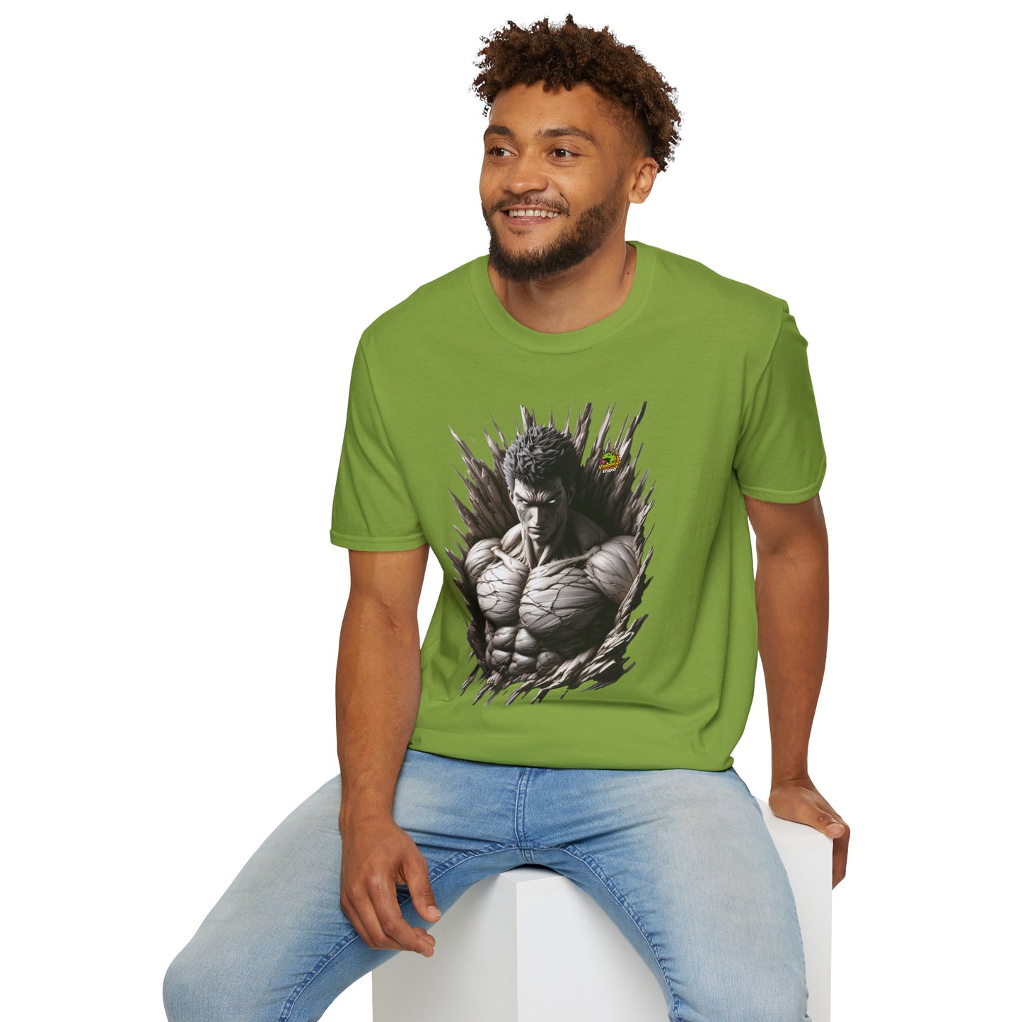 UFC T Shirt | Unleash Fierce Confidence | UFC Tee with Baki Anime Elements for Fitness Enthusiasts