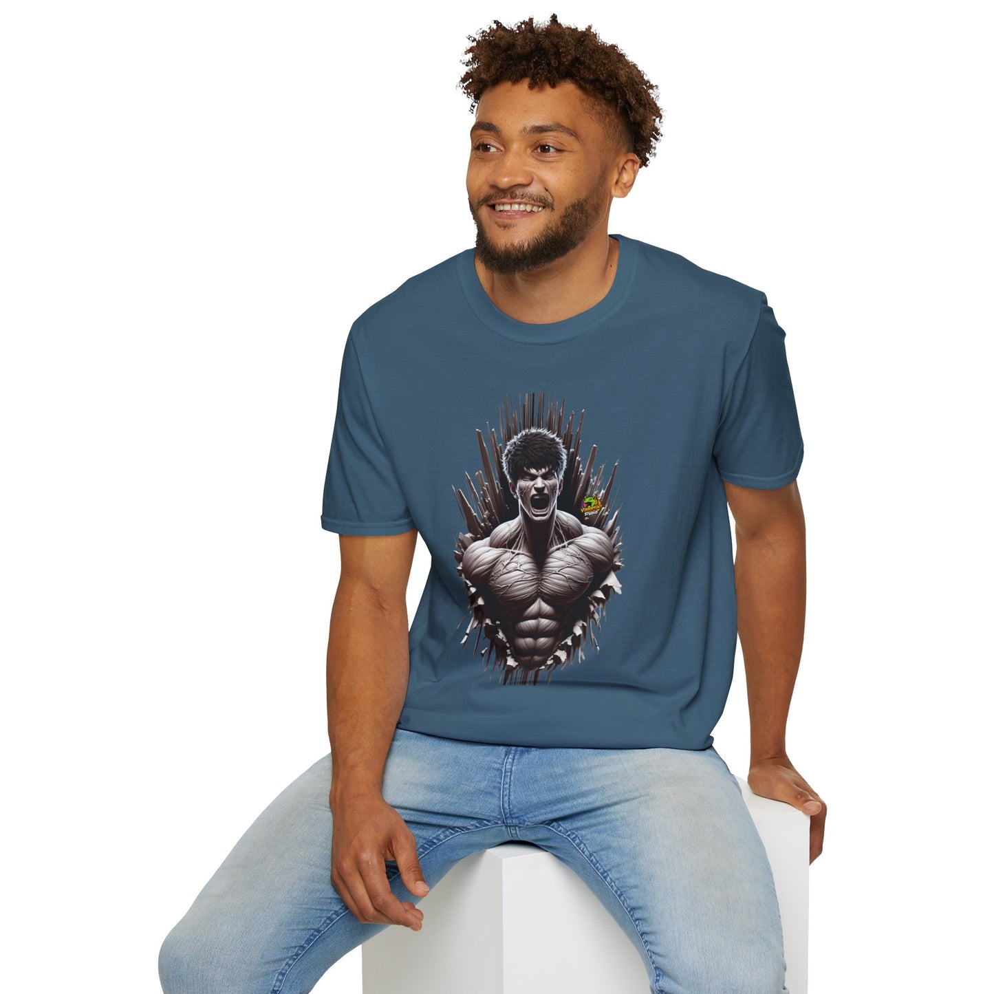 | - UFC T Shirt | Unleash Fierce Confidence | Motivational UFC Tee with Baki Anime Inspiration for Athletes - premium material. perfect gift idea. Order yours now and stand out with this exclusive piece!