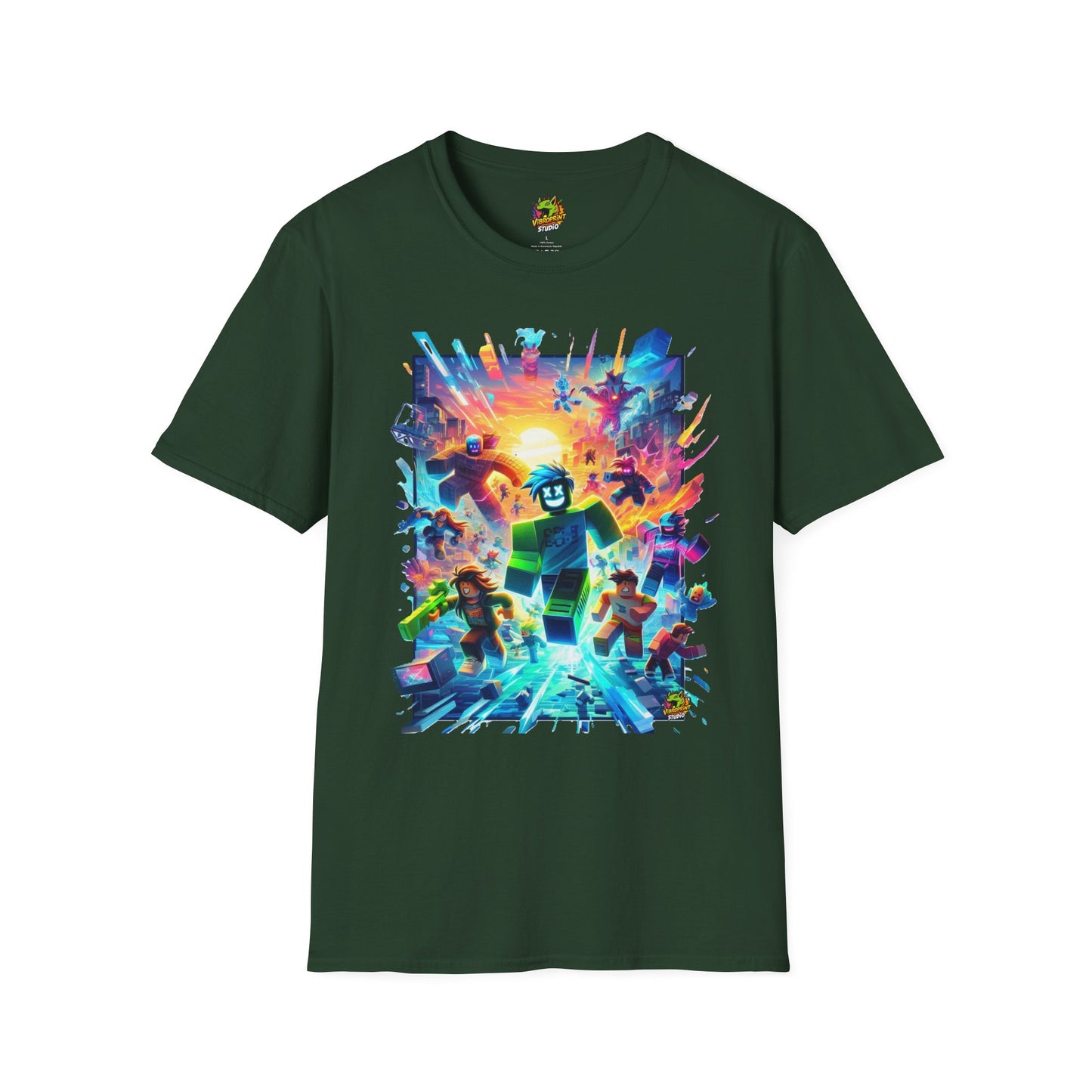 Trendy Roblox T-Shirt for Boys & Girls | Roblox Kids Clothing | Roblox Adventure Graphic Tee | Cool Gift for Roblox Fans