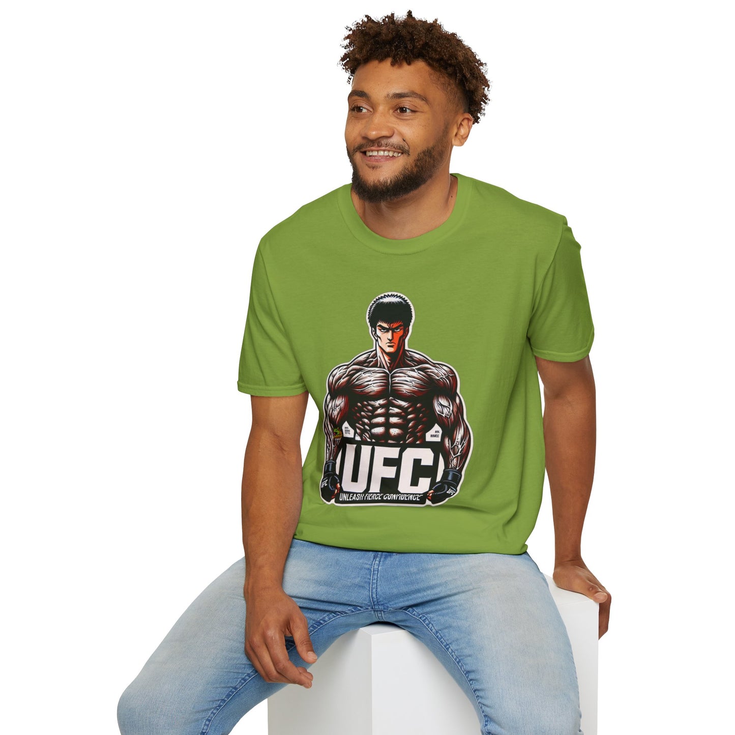 UFC T Shirt | Unleash Fierce Confidence | UFC Tee with Baki Anime Inspiration for Athletes