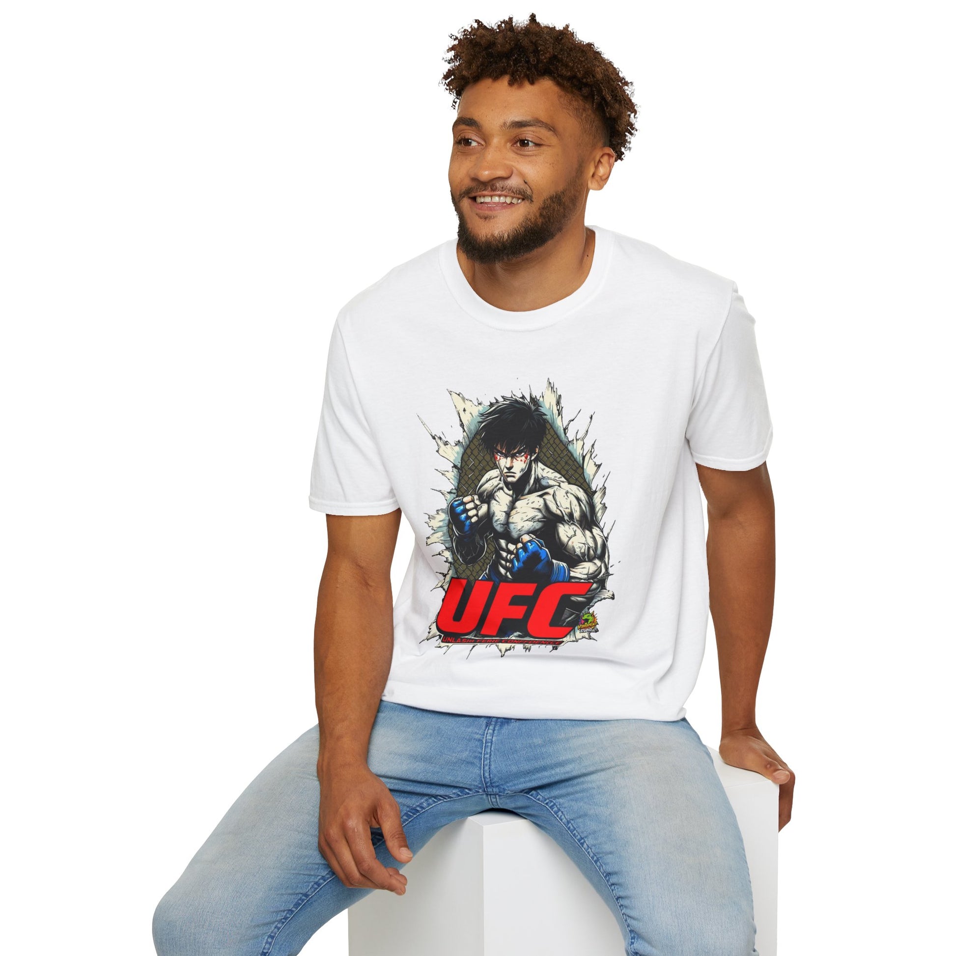 for - UFC T Shirt | Unleash Fierce Confidence | UFC Tee for Anime & Sport Lovers - custom-made. perfect gift idea. Order yours now and stand out with this exclusive piece!