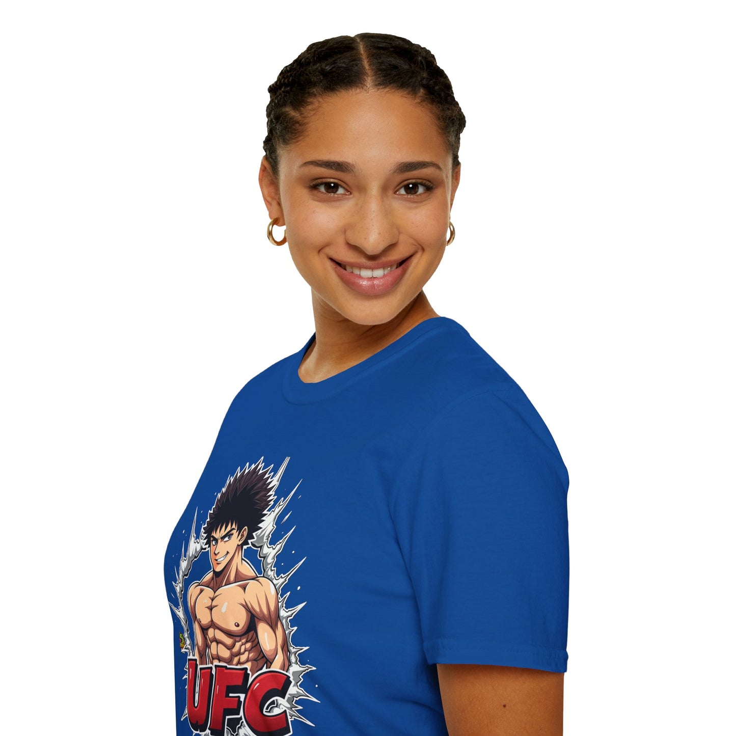 | - UFC T Shirt | Unleash Fierce Confidence | Motivational UFC Tee with Baki Anime Elements - custom-made. perfect gift idea. Order yours now and stand out with this exclusive piece!