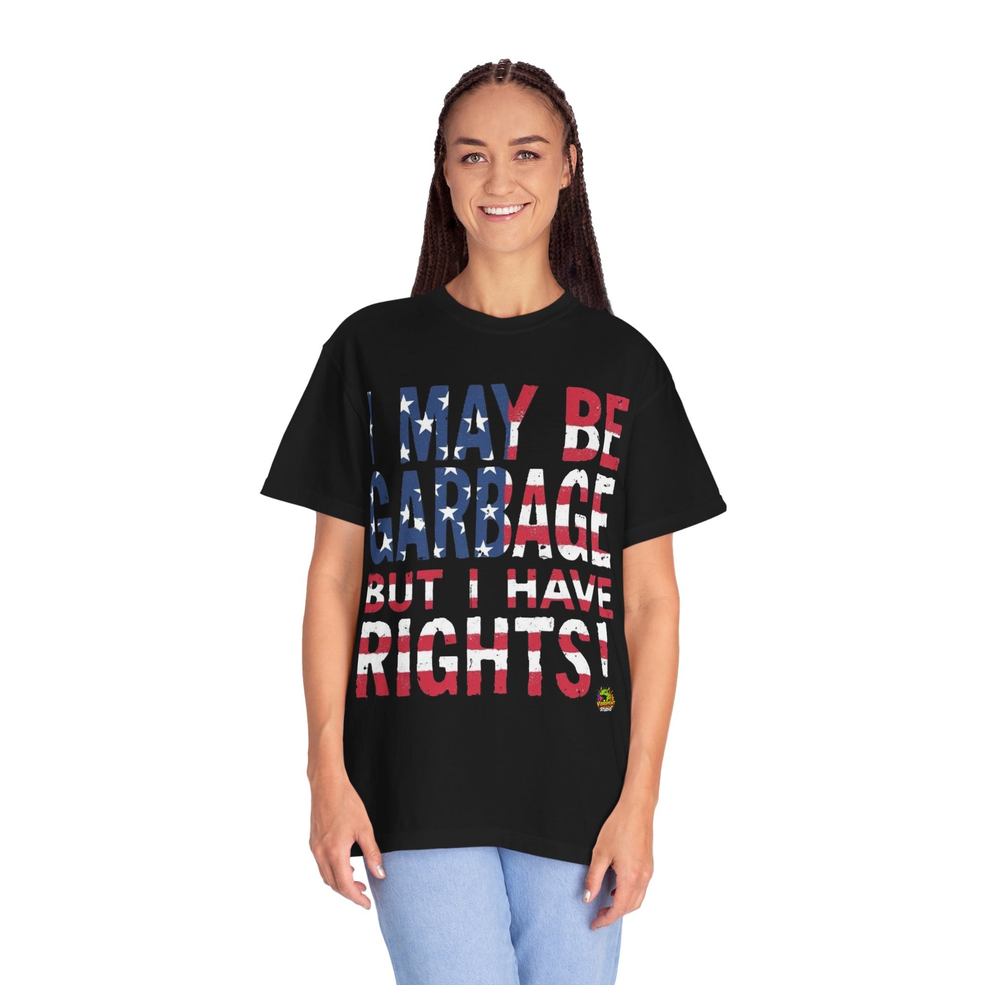 Celebrate - Garbage Rights T-Shirt - Trump Election Campaign Tee, Celebrate American Values with Humor and Patriotism - custom-made. limited stock. Order yours now and stand out with this exclusive piece!