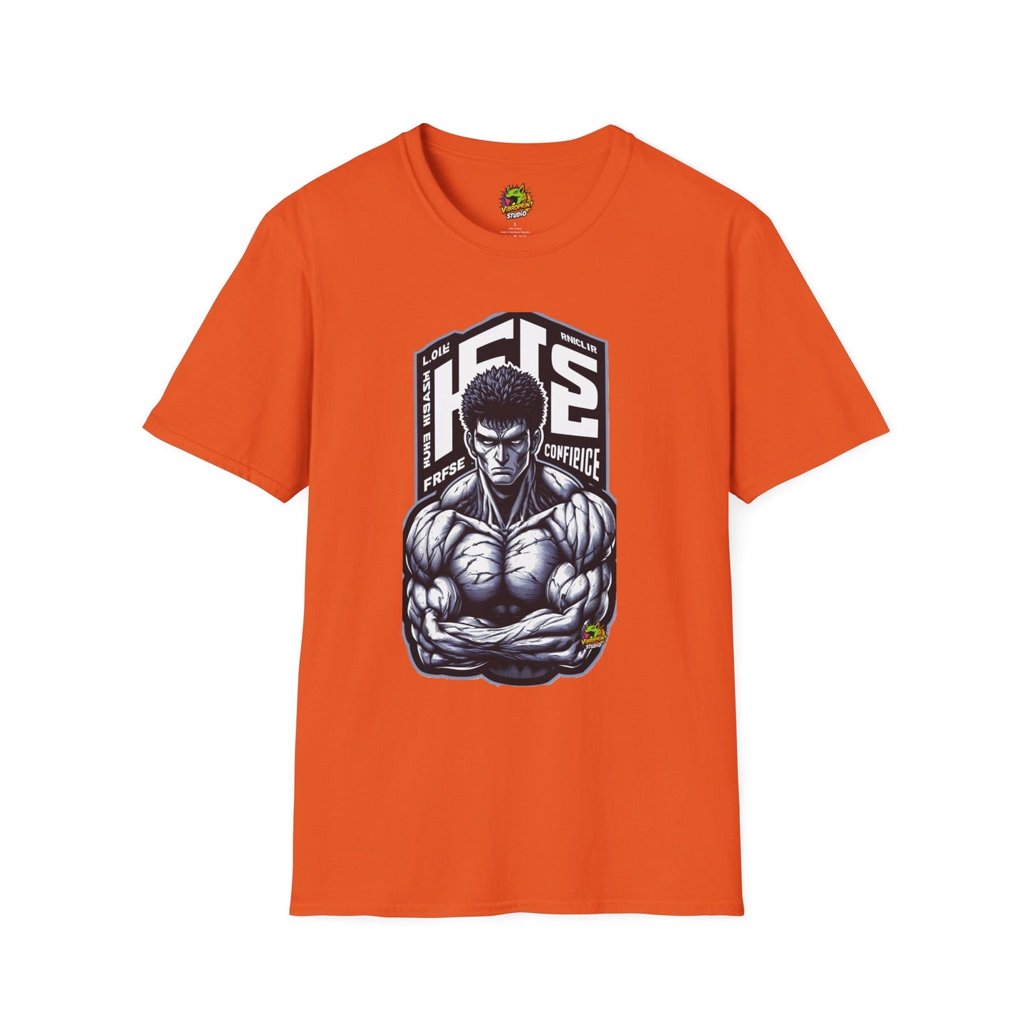 Fierce - UFC T Shirt | Unleash Fierce Confidence | UFC Tee with Baki Anime Influence for Gym Enthusiasts - premium material. limited stock. Order yours now and stand out with this exclusive piece!