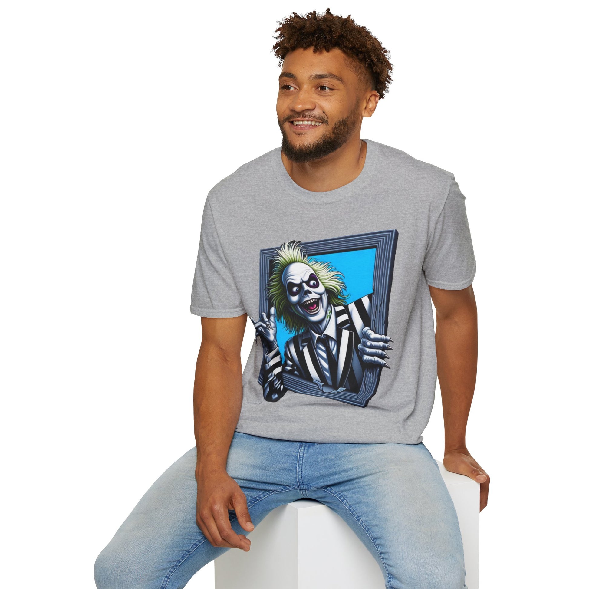 high-quality - Beetlejuice Shirt | Halloween Costume Graphic Tee | Fun Beetlejuice T-Shirt for Adults & Kids | Iconic Movie Merch - premium material. limited stock. Order yours now and stand out with this exclusive piece!