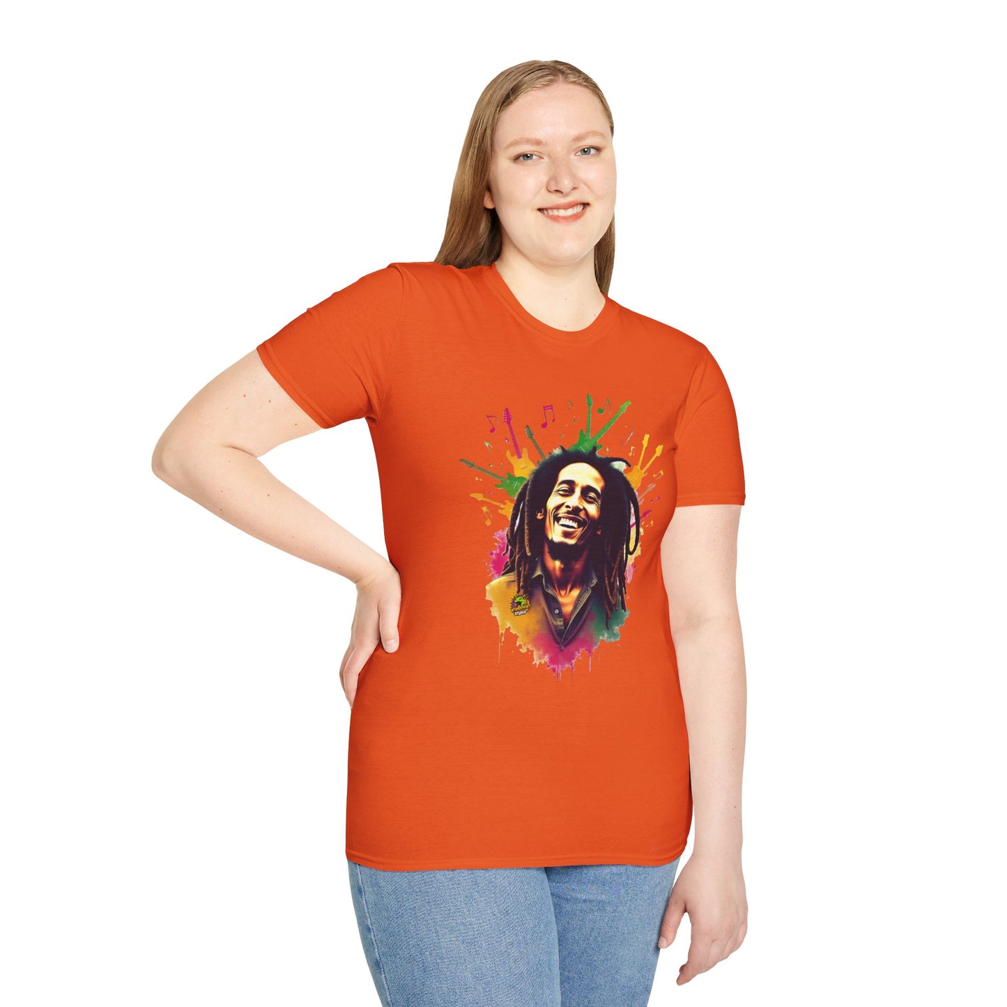 T-Shirt - Bob Marley T-Shirt - Soulful Echoes - premium material. limited stock. Order yours now and stand out with this exclusive piece!