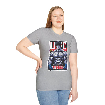 with - UFC T Shirt | Unleash Fierce Confidence | Motivational UFC Tee with Baki Anime Strength - premium material. perfect gift idea. Order yours now and stand out with this exclusive piece!