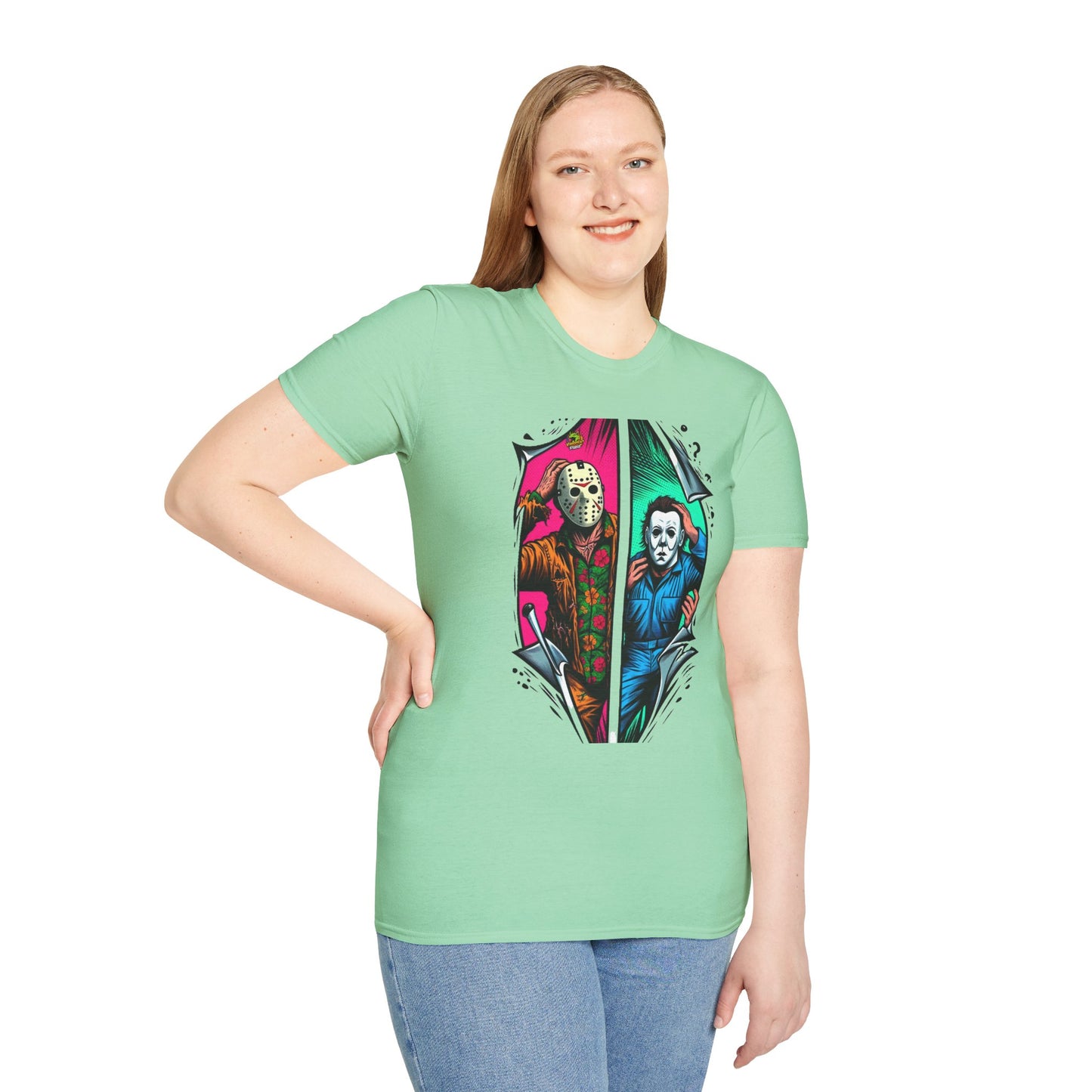 Michael Myers Vintage Shirt | Jason Voorhees Funny Picnic Scene Tee