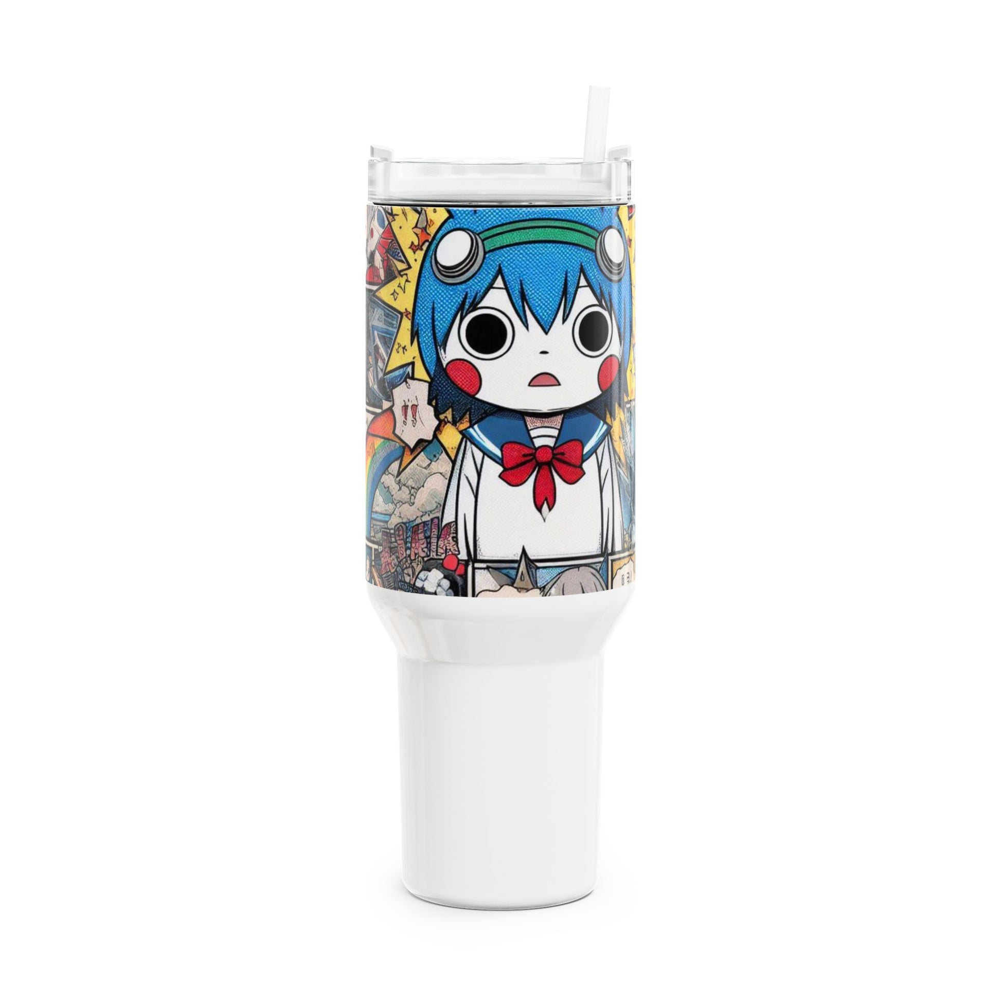 Stanley cup | Colorful Anime and Geek Tumbler for Gamers | Pop Culture Drinkware - High Quality Image