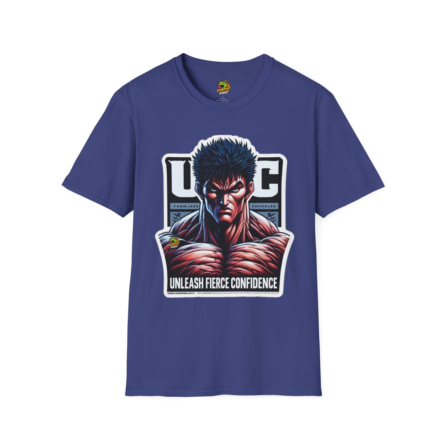 Shirt - UFC T Shirt | Unleash Fierce Confidence | UFC Tee with Baki Anime Strength - premium material. limited stock. Order yours now and stand out with this exclusive piece!