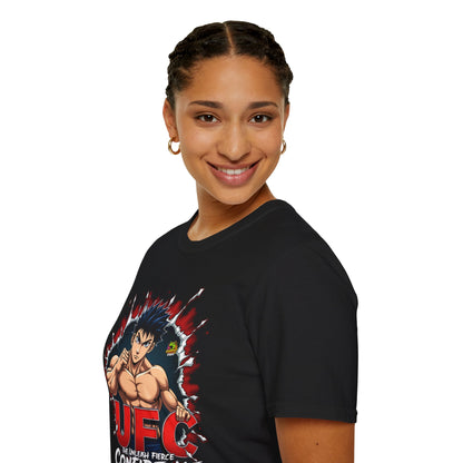 T - UFC T Shirt | Unleash Fierce Confidence | UFC Tee Inspired by Baki Anime for Fitness Enthusiasts - custom-made. limited stock. Order yours now and stand out with this exclusive piece!