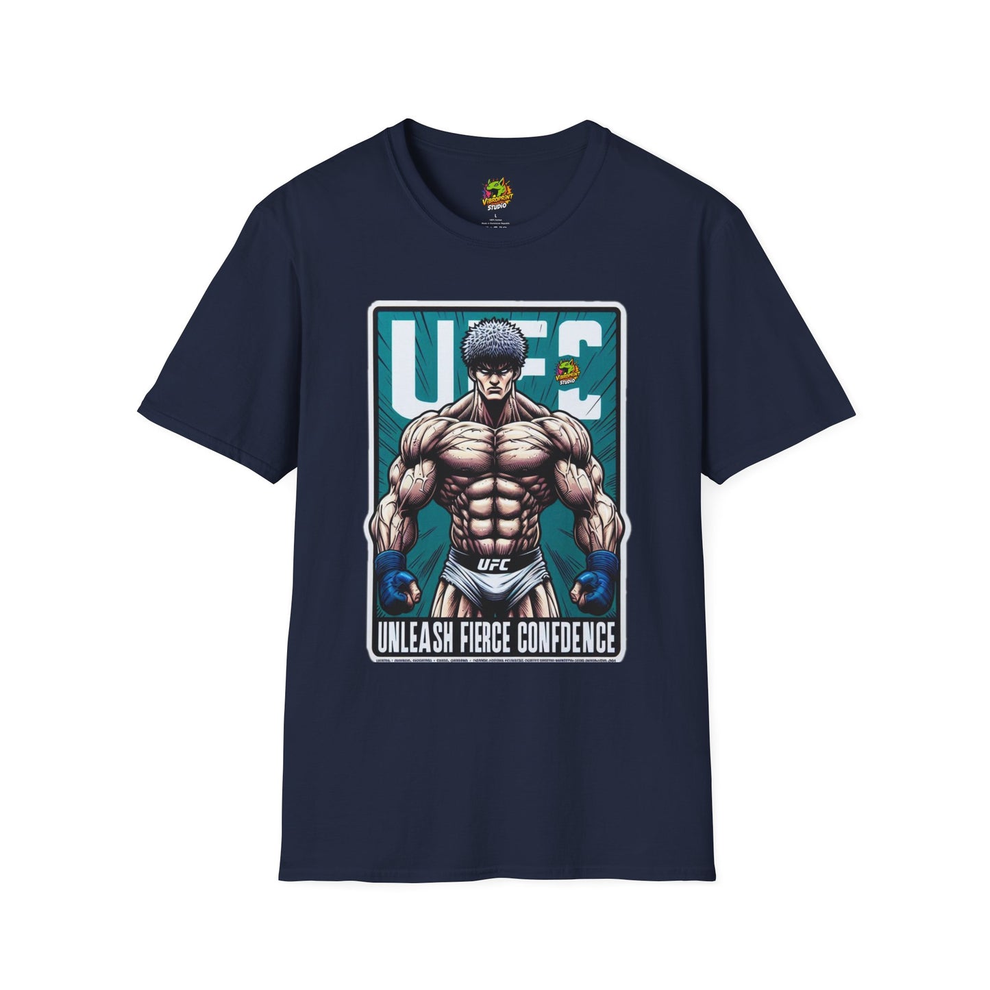 | - UFC T Shirt | Unleash Fierce Confidence | UFC Tee for Gym and Baki Anime Fans - custom-made. perfect gift idea. Order yours now and stand out with this exclusive piece!