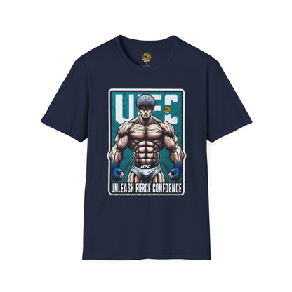 | - UFC T Shirt | Unleash Fierce Confidence | UFC Tee for Gym and Baki Anime Fans - custom-made. perfect gift idea. Order yours now and stand out with this exclusive piece!