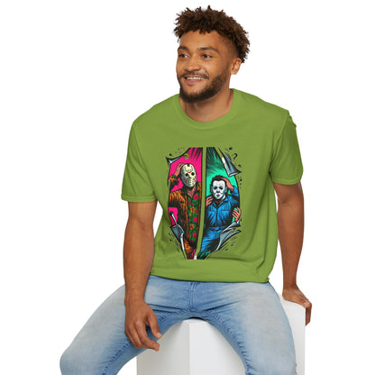 Michael Myers Vintage Shirt | Jason Voorhees Funny Picnic Scene Tee