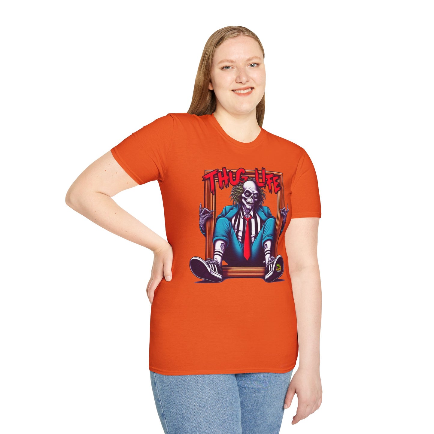 exclusive - Beetlejuice Shirt | Thug Life Inspired Tee | Halloween Graphic T-Shirt | Spooky Beetlejuice Style - premium material. perfect gift idea. Order yours now and stand out with this exclusive piece!