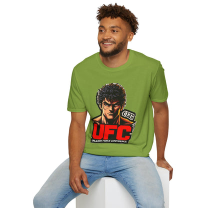 UFC T Shirt | Unleash Fierce Confidence | Motivational UFC Tee with Baki Anime Elements