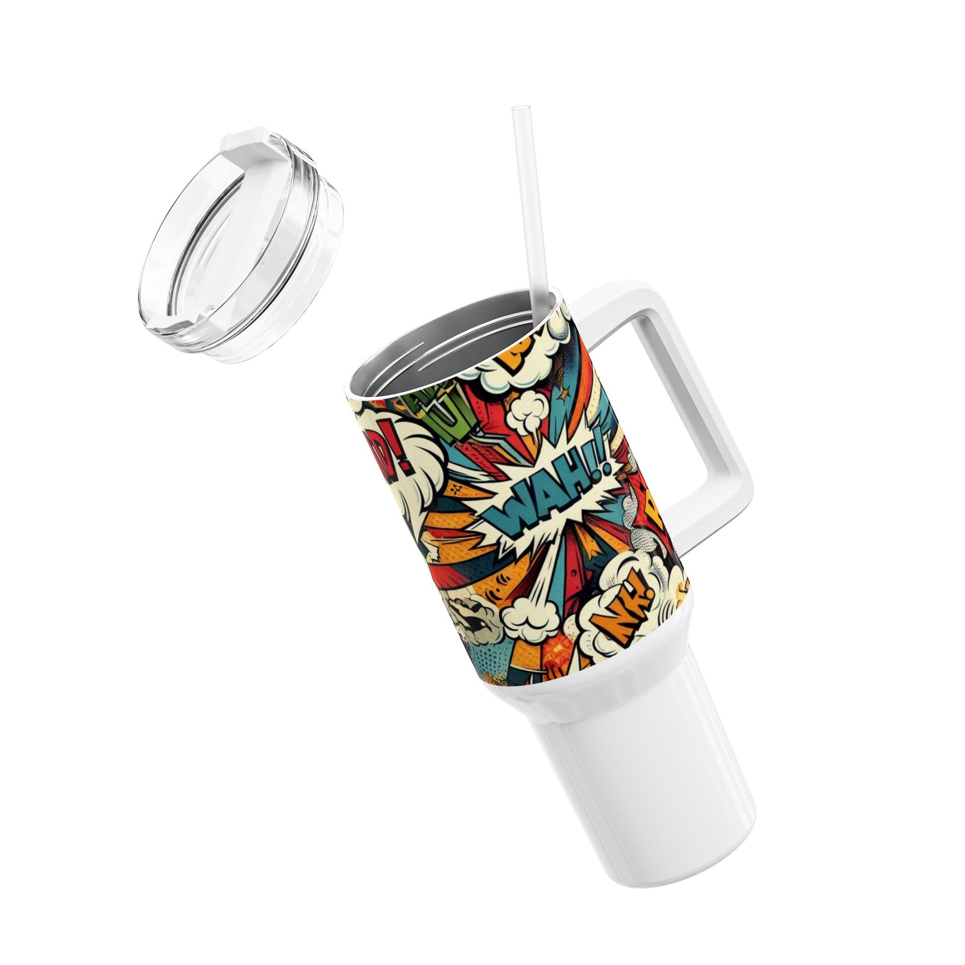 | - Stanley cup | Colorful Geek Drinkware for Anime and Cartoon Fans - premium material. limited stock. Order yours now and stand out with this exclusive piece!