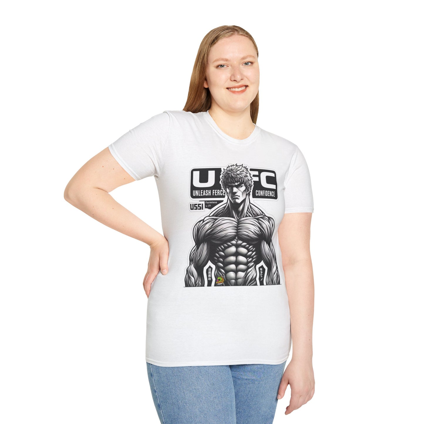 UFC T Shirt | Unleash Fierce Confidence | UFC Tee Inspired by Baki Anime T Shirt for Fitness Lovers