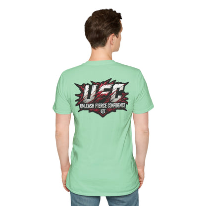 UFC T Shirt | Unleash Fierce Confidence | Motivational UFC Tee with Baki Anime Elements