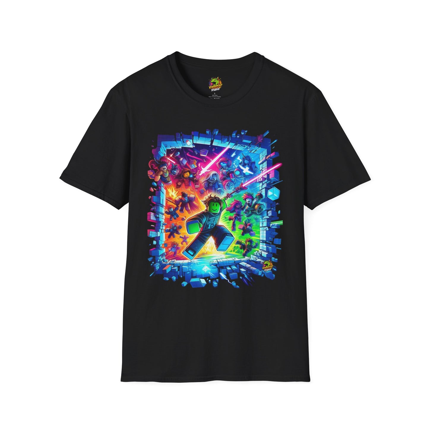 Cool Roblox Avatar T-Shirt | Roblox Game Shirt for Kids | Roblox Merch for Boys & Girls | Roblox Gaming Gift - High Quality Image