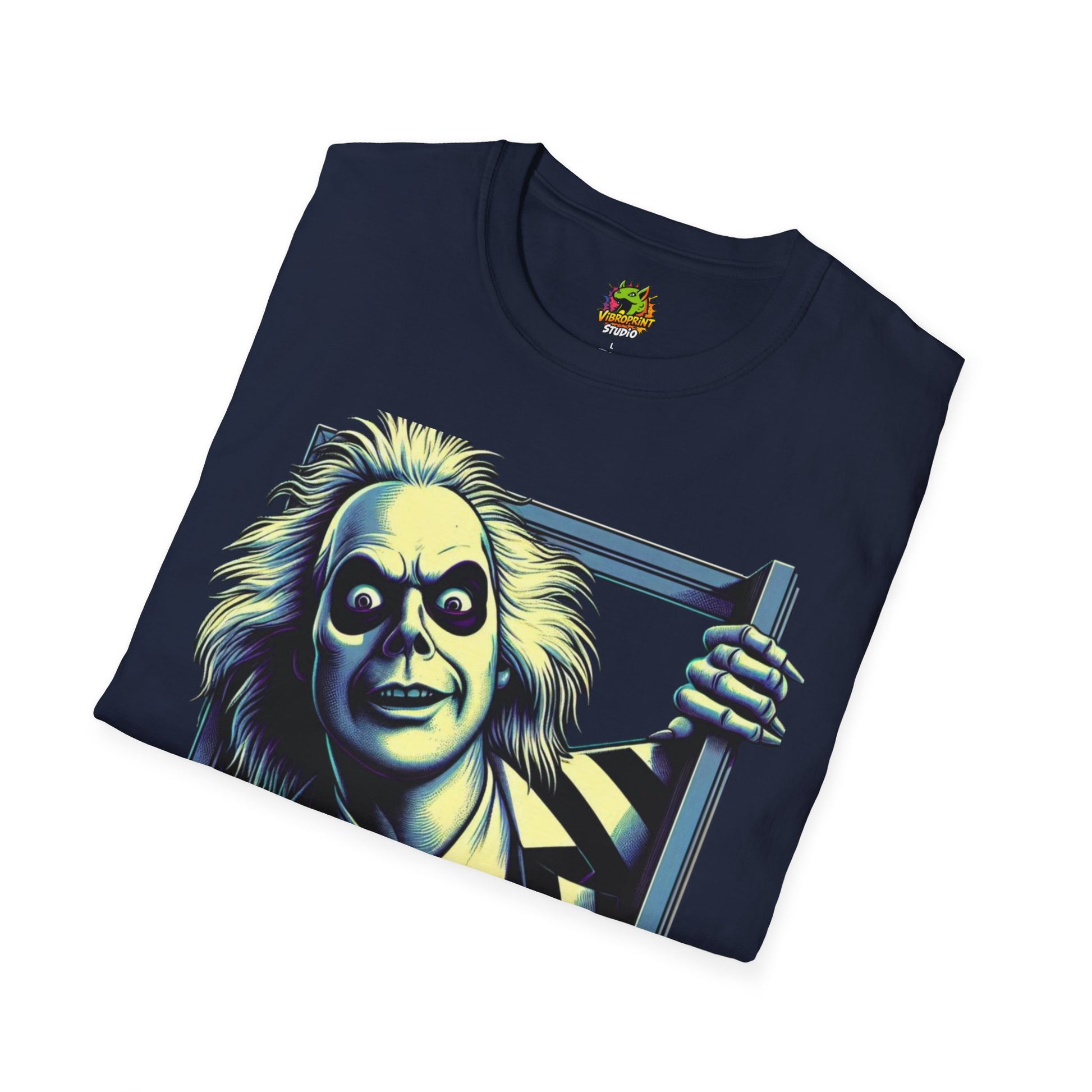 Tee - Beetlejuice Shirt | Halloween Horror Comedy Tee | Classic Beetlejuice Graphic T-Shirt | Fun Halloween Clothing - premium material. limited stock. Order yours now and stand out with this exclusive piece!