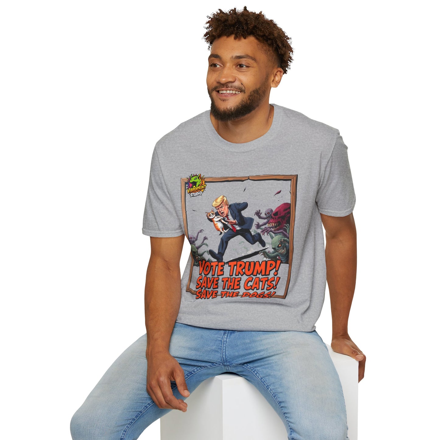 the - They're Eating the Dogs Shirt | Political Humor Graphic Tee | Funny Trump Election Shirt - custom-made. limited stock. Order yours now and stand out with this exclusive piece!