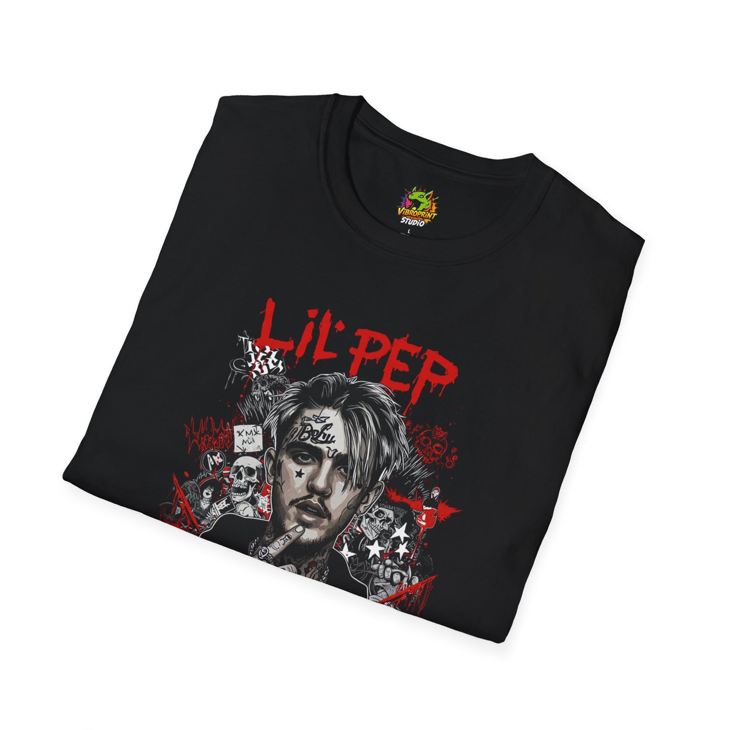 Lil Peep Merch T-Shirt - Vibroprint Detail