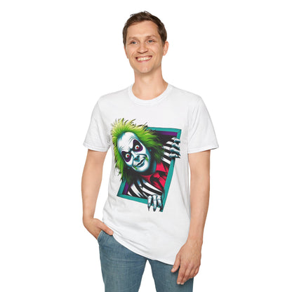 Tee - Beetlejuice Shirt | Creepy Beetlejuice Tee | Halloween Beetlejuice Tee | Beetlejuice Gift Idea - premium material. perfect gift idea. Order yours now and stand out with this exclusive piece!