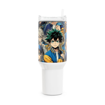 Stanley cup | Colorful Anime Geek Drinkware | Cartoon Tumbler for Gamers - High Quality Image